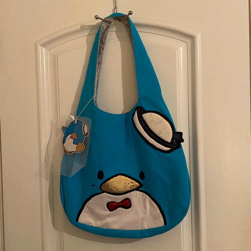 Loungefly RARE Sanrio Tuxedo Sam tote new!